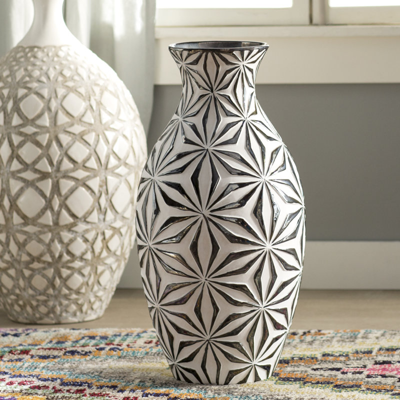 Mistana™ Plainville Tall Earthenware Floor Vase & Reviews Wayfair
